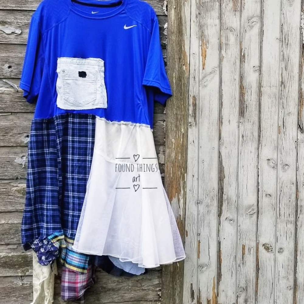 ArtWear Nike Sports Wear Dress  Upcycled